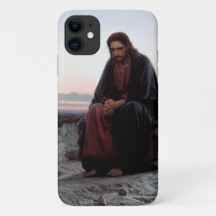 Christus in de wilde natuur, Ivan Kramskoi iPhone 11 Hoesje