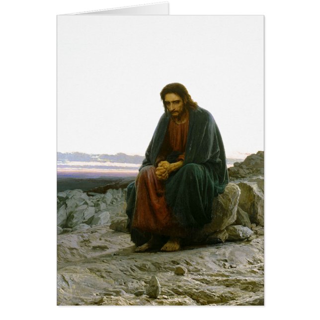 Christus in de woestijn (Voorkant)