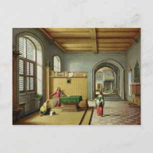 Christus in het Huis van Martha en Mary Briefkaart