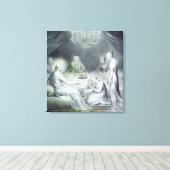 Christus in het Huis van Martha en Mary Canvas Afdruk (Insitu (Houten vloer))