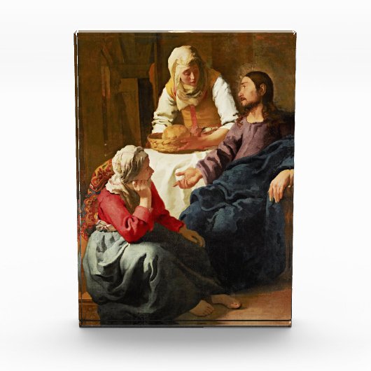 Christus in het Huis van Martha en Mary Fotoblokken (Voorkant)