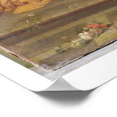 Christus in het Huis van Martha en Mary Poster (Hoek)