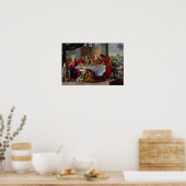 Christus in het huis van Simon de Pharisee Poster (Keuken)
