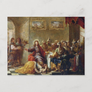Christus in het huis van Simon the Pharisee, 1660 Briefkaart