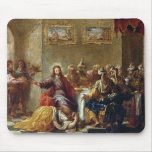 Christus in het huis van Simon the Pharisee, 1660 Muismat