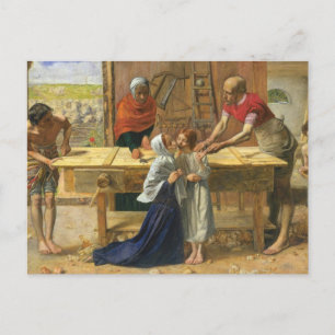 Christus in het huis van zijn ouders briefkaart