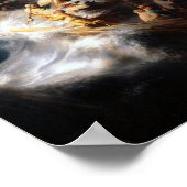 Christus in het Storm op het Zee van Galilea Poster (Hoek)