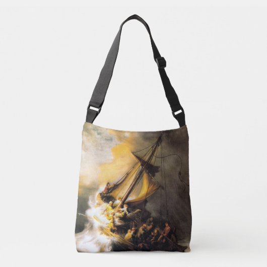 Christus in het Storm op het Zee van Galilee-Rembr Crossbody Tas (Voorkant)