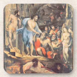 Christus in Limbo, c.1530-35 (paneel) Drankjes Onderzetter