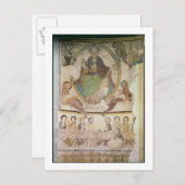 Christus in Majesteit met vier Evangelische Symbol Briefkaart (Voorkant / Achterkant)