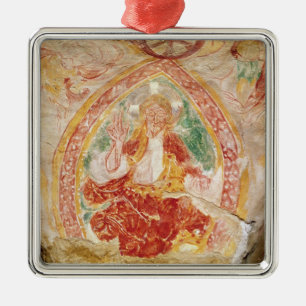 Christus in Majesteit Metalen Ornament