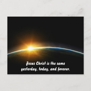 Christus is altijd hetzelfde briefkaart