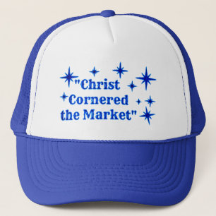 Christus is binnen trucker pet