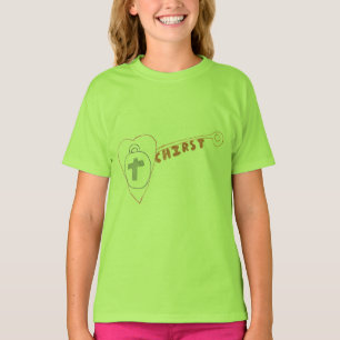Christus is de basis T-shirt van de Kernmeisjes