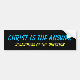 Christus is de Bumpersticker