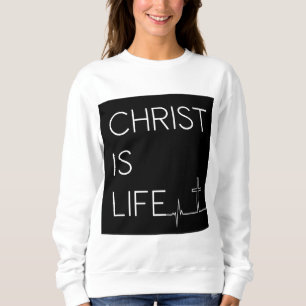 Christus is de hartslag van het leven en de dwars  trui
