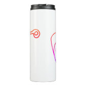 Christus is de sleutelthermische getumbler thermosbeker (Achterkant)