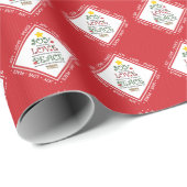 Christus is geboren cadeaupapier (Rol Hoek)