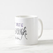 Christus is genoeg koffie-Mok Koffiemok (Voorkant rechts)