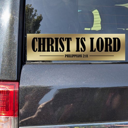 Christus is Heer Bumpersticker