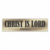 Christus is het goud van Lord Vinyl Sticker (Voorkant)