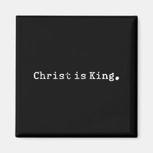 Christus is Koning Jezus Katholiek Christelijk Chr Magneet