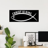Christus is koning poster (Thuiskantoor)