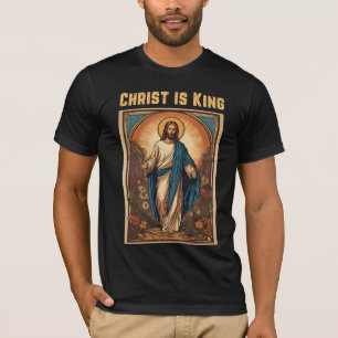 Christus is Koning tegen het afschaffen van cultuu T-shirt
