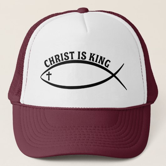 Christus is koning trucker pet (Voorkant)