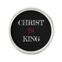 Christus IS Koning Zwart Wit Rood