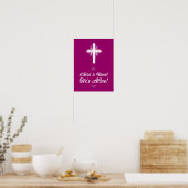 Christus is Risen! Hij is Alive. Pasen Poster 12 x (Keuken)