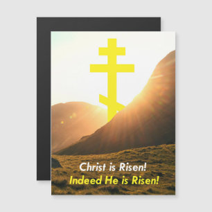 Christus is Risen! Oostelijk Orthodoxe Kruis