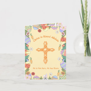 Christus is verrezen Alleluia Paaszegeningen Feestdagen Kaart