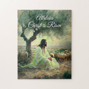  Christus is verrezen Paas Christelijke Religieus Legpuzzel