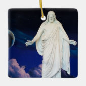 Christus Kerstornament Keramisch Ornament (Voorkant)