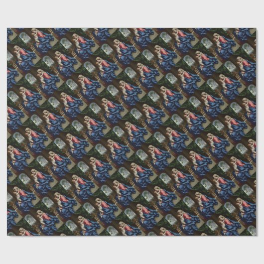 Christus Kind Embrak Zijn moeder Cadeaupapier (Vlak)