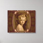 Christus Kind Jezus Het licht van de wereld Canvas Afdruk (Voorkant)