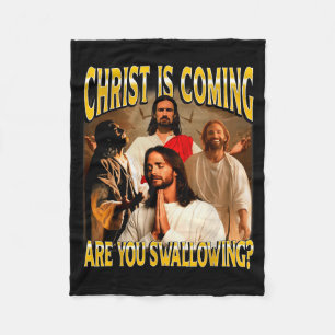 Christus Komt Bereid Je Hart Retro Mannen Vrouwen Fleece Deken