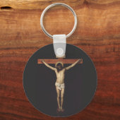 Christus Kroatisch door Diego Velazquez Sleutelhanger (Voorkant)
