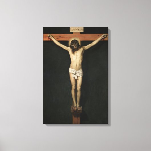 Christus Kroatisch op het Kruis (geloof) (Velazque Canvas Afdruk (Voorkant)