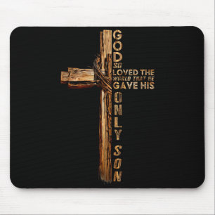 Christus Kruis Christelijk Johannes 3 16 God Zo Lo Muismat