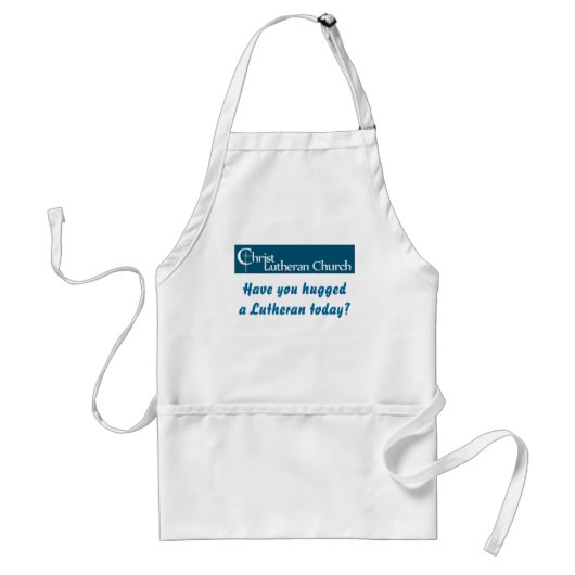 Christus Lutheran Church apron Standaard Schort (Voorkant)
