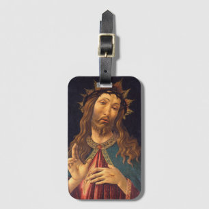 Christus met Doornenkroon door Sandro Botticelli Bagagelabel