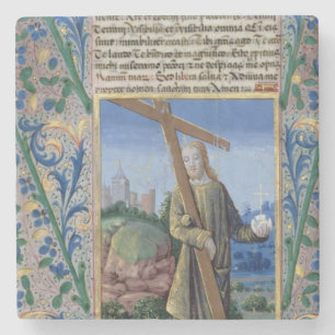 Christus met het Kruis en de baard Stenen Onderzetter