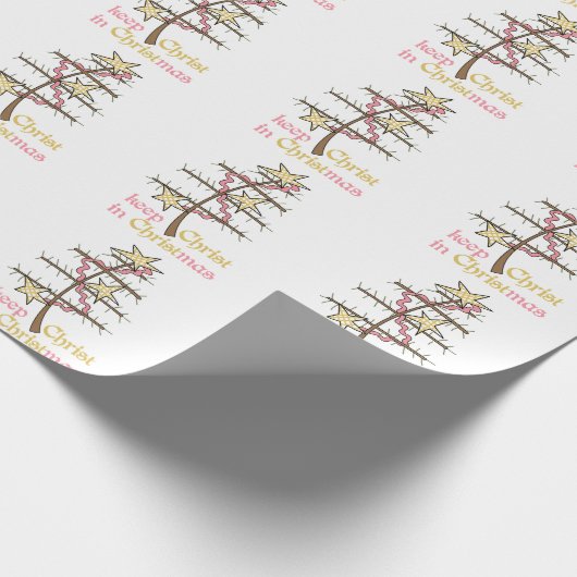 Christus met Kerstmis Cadeaupapier (Hoek)