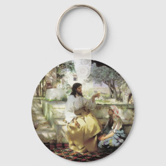 Christus met Martha en Maria circa 1886 Sleutelhanger