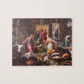 Christus met Martha en Mary door Joos Goemare Legpuzzel (Horizontaal)