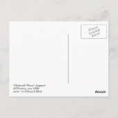 Christus met Thorns. Fine Art Easter Briefkaart (Achterkant)