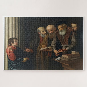 Christus onder de artsen - Caravaggio Legpuzzel