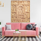 Christus op de troon, van een evangelist canvas afdruk (Insitu (Woonkamer))